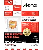 A-one エーワン ラベルシール ハイグレード 丸形 12面 100シート